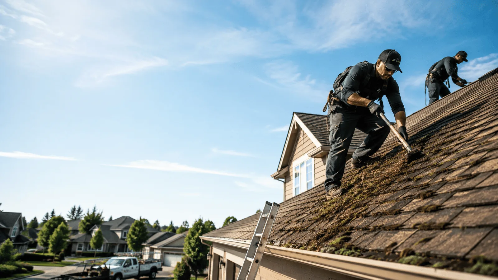 Roof Moss Removal in Lock Springs, MO near me